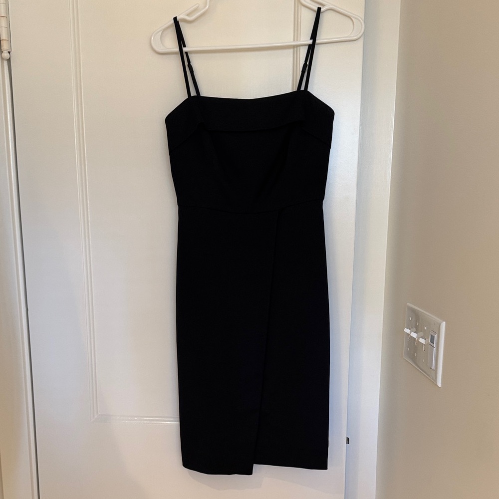 J. Crew Black Strapless Dress